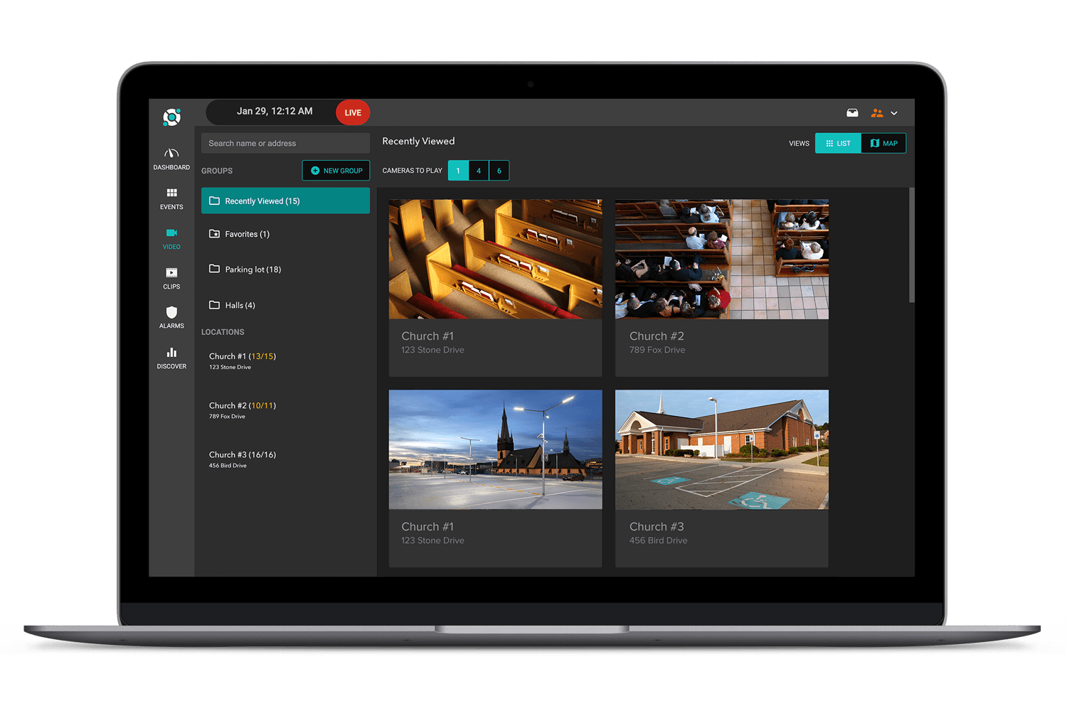Solink's cloud security camera system allows you to proactively monitor your religious organization