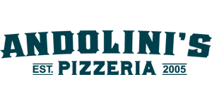 Andolini Pizzeria logo. Andolini uses Solink within their full-service restaurant